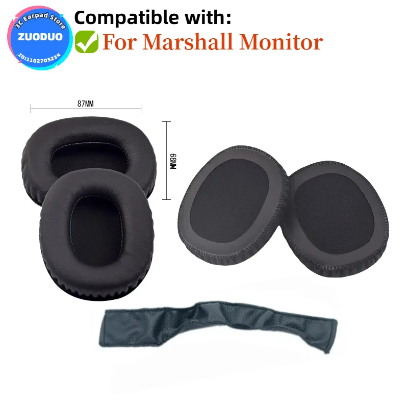 Soft Foam Protein Leather Headphone Earpads Ear Pads Compatible For Marshall Monitor Headset Earmuff Earphone Sleeve
Soft Foam Protein Leather Headphone Earpads Ear Pads Compatible For Marshall Monitor Headset Earmuff Earphone Sleeve