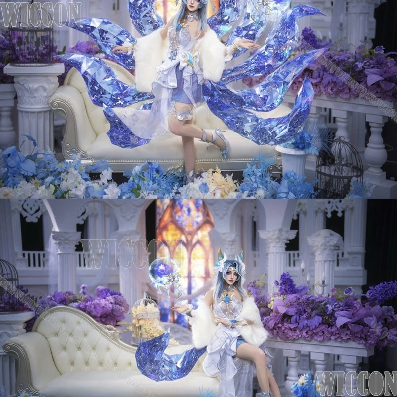 Crystal Rose Ahri Cosplay Costume Girl Game Outfits Anime Uniform Roleplay Suits Halloween Carnival Clothing Navidad Carnaval
Crystal Rose Ahri Cosplay Costume Girl Game Outfits Anime Uniform Roleplay Suits Halloween Carnival Clothing Navidad Carnaval