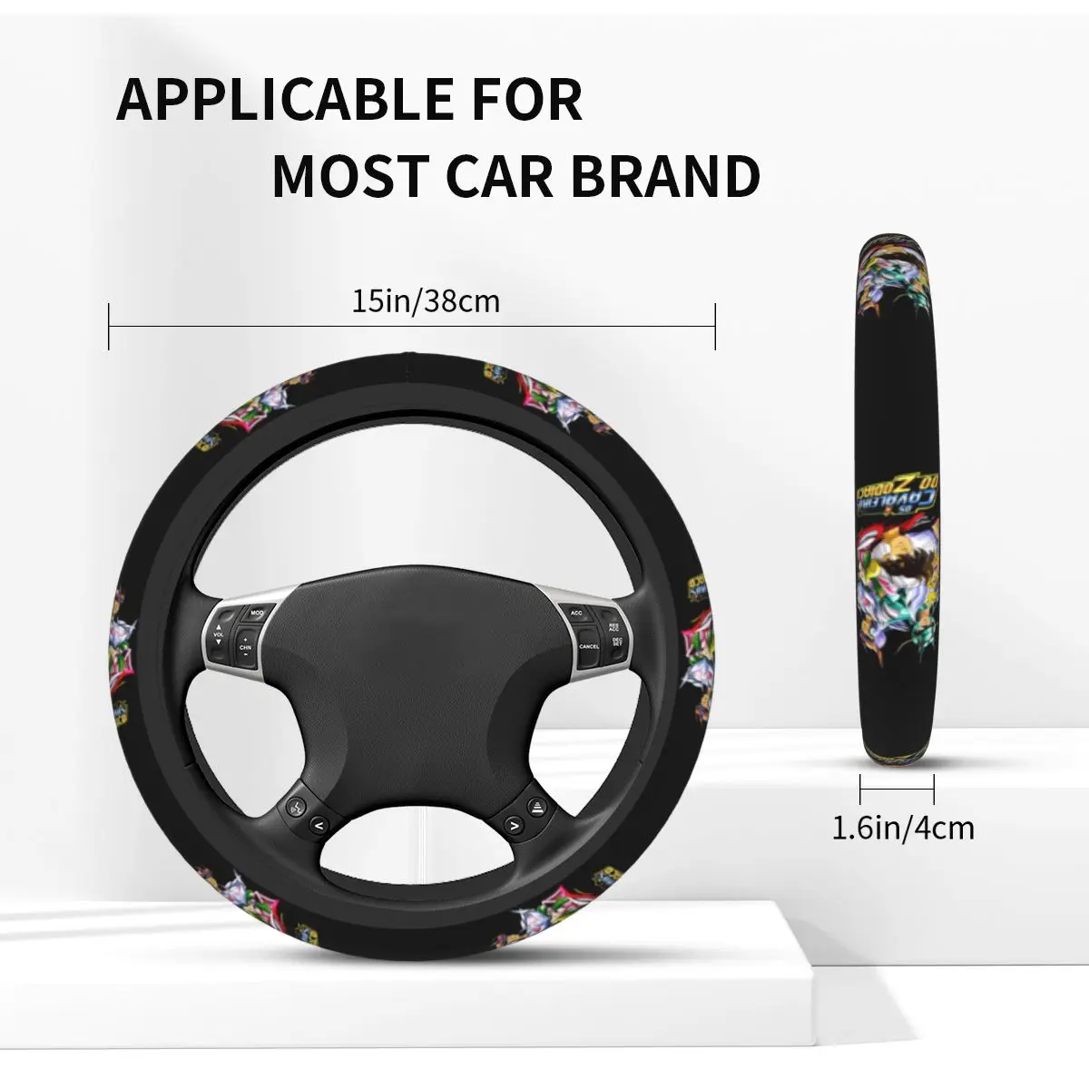 37-38cm Saint Seiya Auto Car Steering Wheel Cover Anti Slip Universal 15 inch Steering Wheel Protector for Trucks
37-38cm Saint Seiya Auto Car Steering Wheel Cover Anti Slip Universal 15 inch Steering Wheel Protector for Trucks