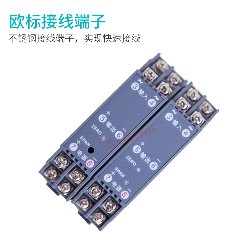 Single-phase AC Voltage Isolation Transmitter Measures 4-20mA Output of Electric Quantity Sensor.
Single-phase AC Voltage Isolation Transmitter Measures 4-20mA Output of Electric Quantity Sensor.
