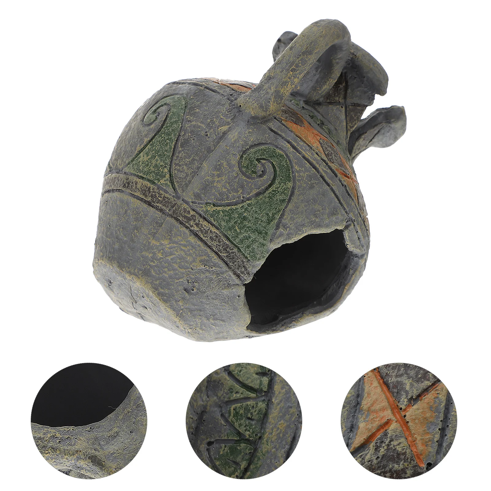 Fish Tank Decoration Hiding Cave Craft Resin Aquarium Vase Ornament with Natural Look for Fish Shelter Play Area
Fish Tank Decoration Hiding Cave Craft Resin Aquarium Vase Ornament with Natural Look for Fish Shelter Play Area