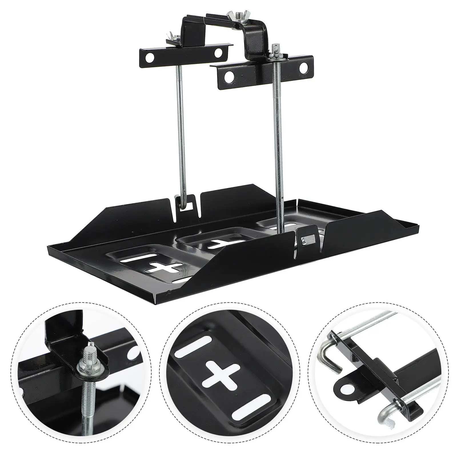 1Set Premium Iron Car Battery Fixing Bracket Heavy Duty Anti Rust Battery Holder for Truck Suv Vehicle Secure Mounting Storage
1Set Premium Iron Car Battery Fixing Bracket Heavy Duty Anti Rust Battery Holder for Truck Suv Vehicle Secure Mounting Storage