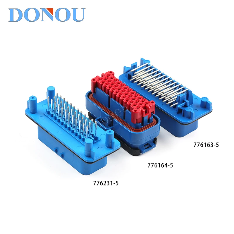35-core ECU plug 776164-5 Waterproof connector 776163-5 Pin holder 776231-5 Blue connector
35-core ECU plug 776164-5 Waterproof connector 776163-5 Pin holder 776231-5 Blue connector