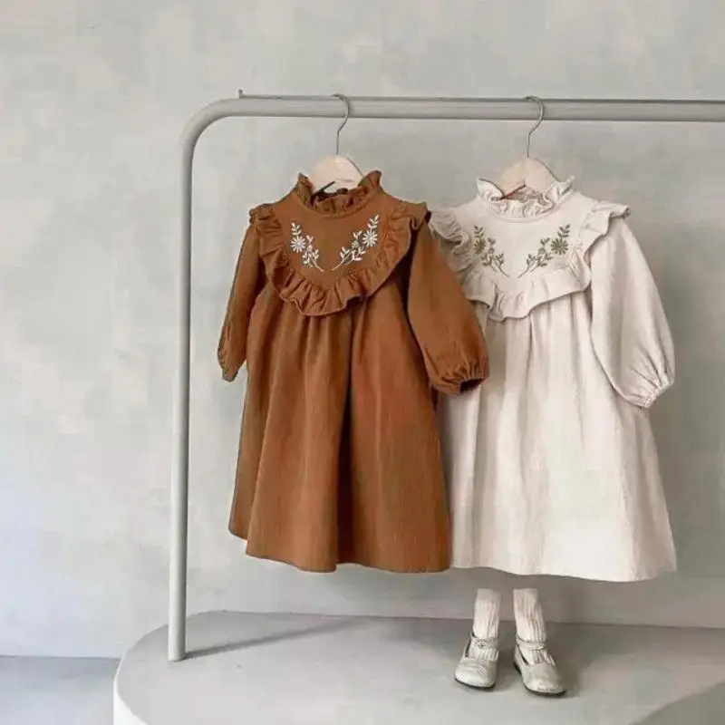 2026 Spring New Baby Girl Long Sleeve Dress Flower Embroidery Girls Cute Lace Princess Dress Infant Cotton Dress Toddler Clothe
2026 Spring New Baby Girl Long Sleeve Dress Flower Embroidery Girls Cute Lace Princess Dress Infant Cotton Dress Toddler Clothe