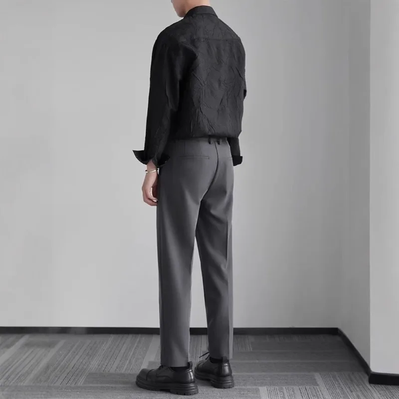 Young and Stylish Cool Korean-style Outerwear Casual Fashion High-end French Niche Shirt, Men's Loose and Casual Jacquard Shirt
Young and Stylish Cool Korean-style Outerwear Casual Fashion High-end French Niche Shirt, Men's Loose and Casual Jacquard Shirt