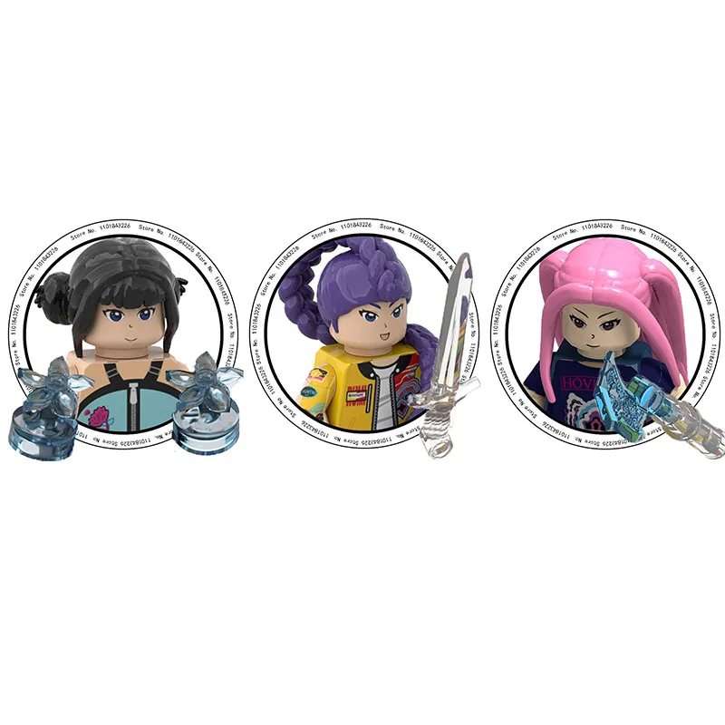 Kpop Demon Hunters Series Mini Action Figure Building Blocks Toy Peripherals Desk Decoration Collection Figures Model Kid Gifts
Kpop Demon Hunters Series Mini Action Figure Building Blocks Toy Peripherals Desk Decoration Collection Figures Model Kid Gifts