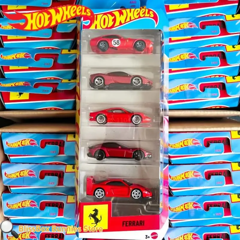 New Hot Wheels Ferrari Set SF90 F40 Small Sports Car Track Track Track Alloy Car Diecast Car Model Toys Boy Toy Collect Gifts
New Hot Wheels Ferrari Set SF90 F40 Small Sports Car Track Track Track Alloy Car Diecast Car Model Toys Boy Toy Collect Gifts