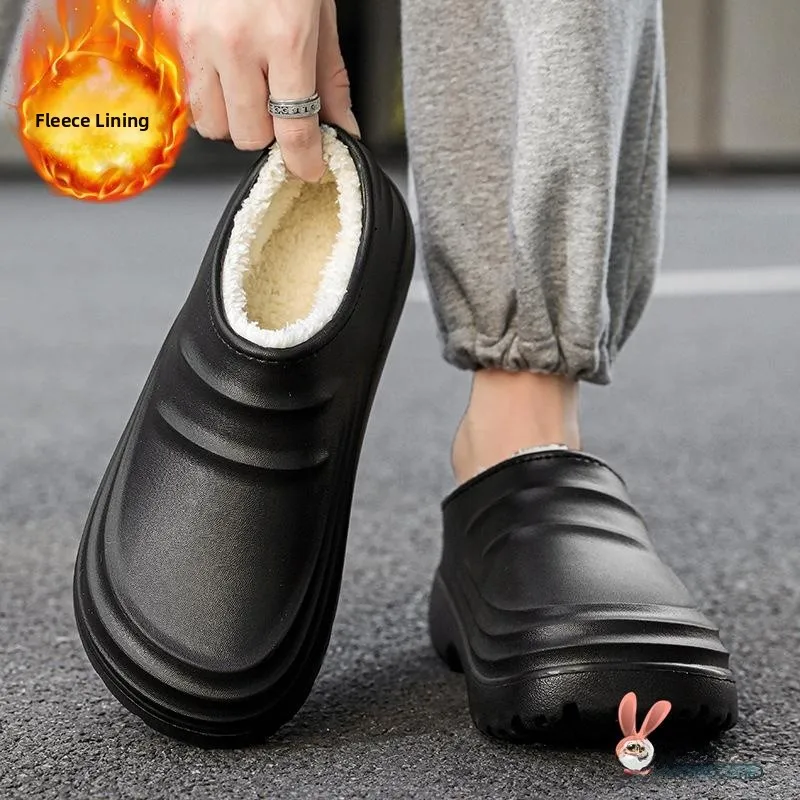 Men's Autumn Winter Thiened Fce Lined Slip-On Cotton oes Outdoor Anti-slip Oil Resistant Waterproof Chef Kitchen oes
Men's Autumn Winter Thiened Fce Lined Slip-On Cotton oes Outdoor Anti-slip Oil Resistant Waterproof Chef Kitchen oes