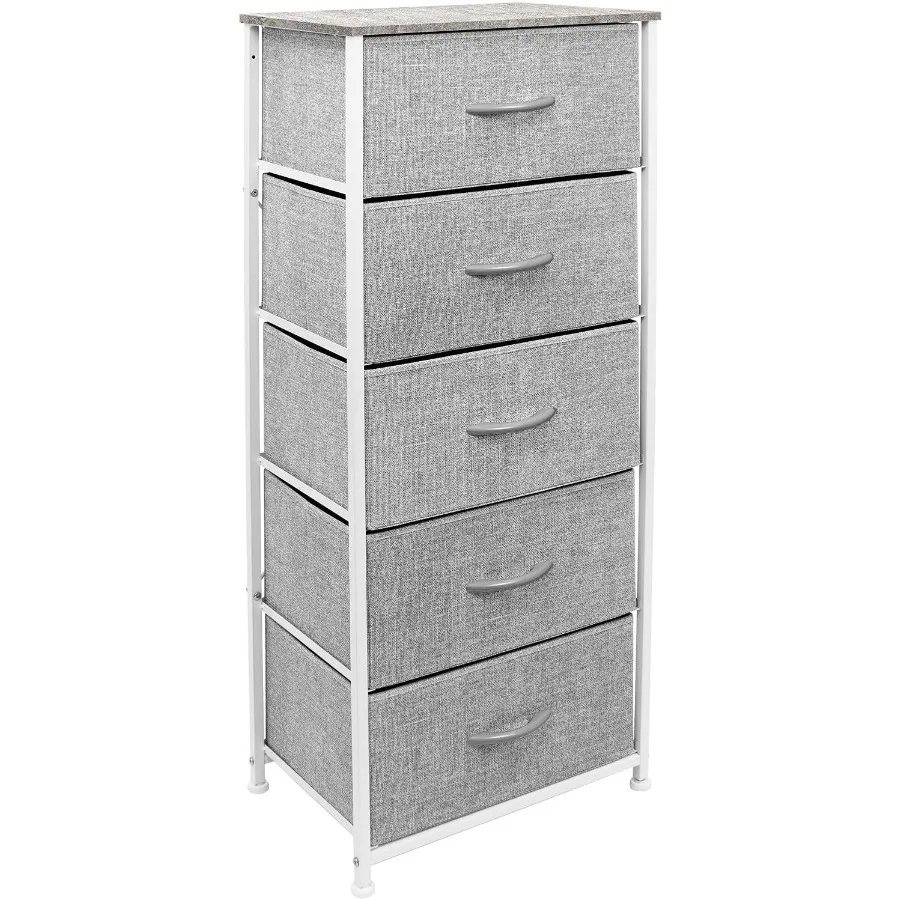 Nightstand Dresser with 5 Drawers - Tall Storage Tower Unit Organizer for Bedroom Hallway Closet College Dorm - Chest Drawer fo
Nightstand Dresser with 5 Drawers - Tall Storage Tower Unit Organizer for Bedroom Hallway Closet College Dorm - Chest Drawer fo