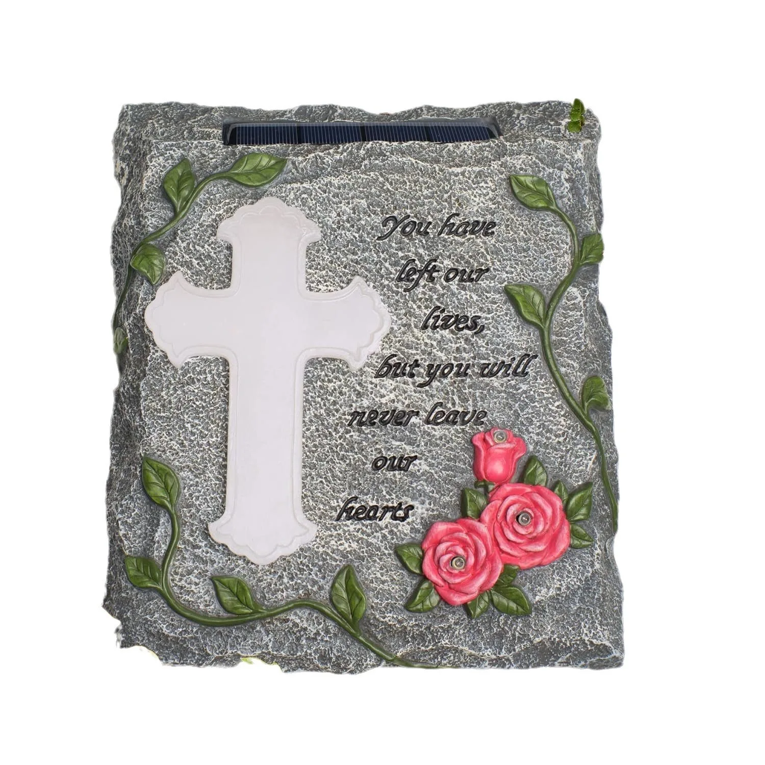 Solar Memorial Garden Stones Outdoor Stepping Stone Cemetery Grave Decorations Grave Decor for Garden Lawn Memorial Gift
Solar Memorial Garden Stones Outdoor Stepping Stone Cemetery Grave Decorations Grave Decor for Garden Lawn Memorial Gift