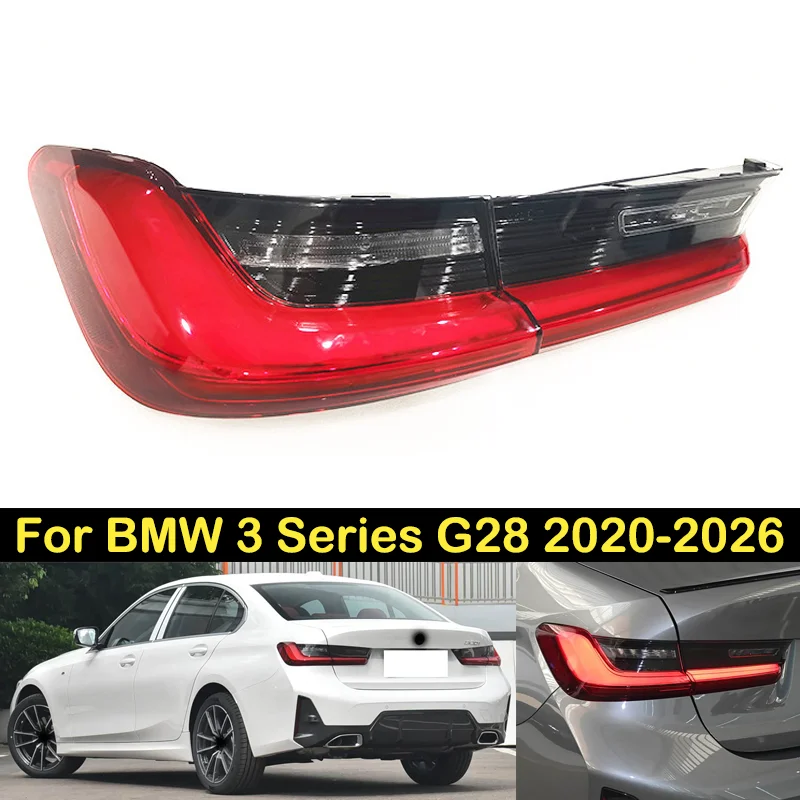 Задний фонарь DECHO для BMW 3 серии G28 2020-2026: стоп-сигнал, задний бампер, задние фонари, габаритные огни
Задний фонарь DECHO для BMW 3 серии G28 2020-2026: стоп-сигнал, задний бампер, задние фонари, габаритные огни