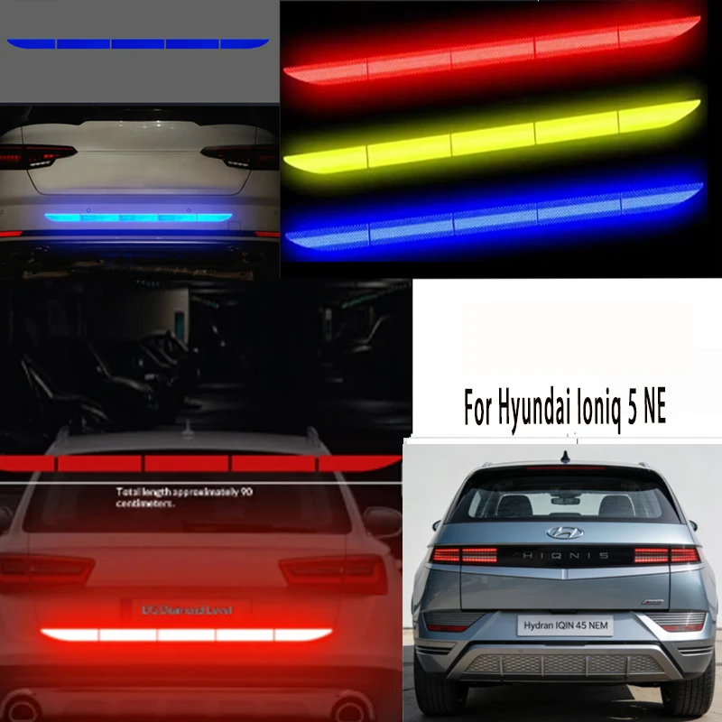 For Hyundai Ioniq 5 N 1Pcs Car Reflective Warning Tape Trunk Anti-Collision Bumper Strip Universal Auto Safety Reflector Sticker
For Hyundai Ioniq 5 N 1Pcs Car Reflective Warning Tape Trunk Anti-Collision Bumper Strip Universal Auto Safety Reflector Sticker