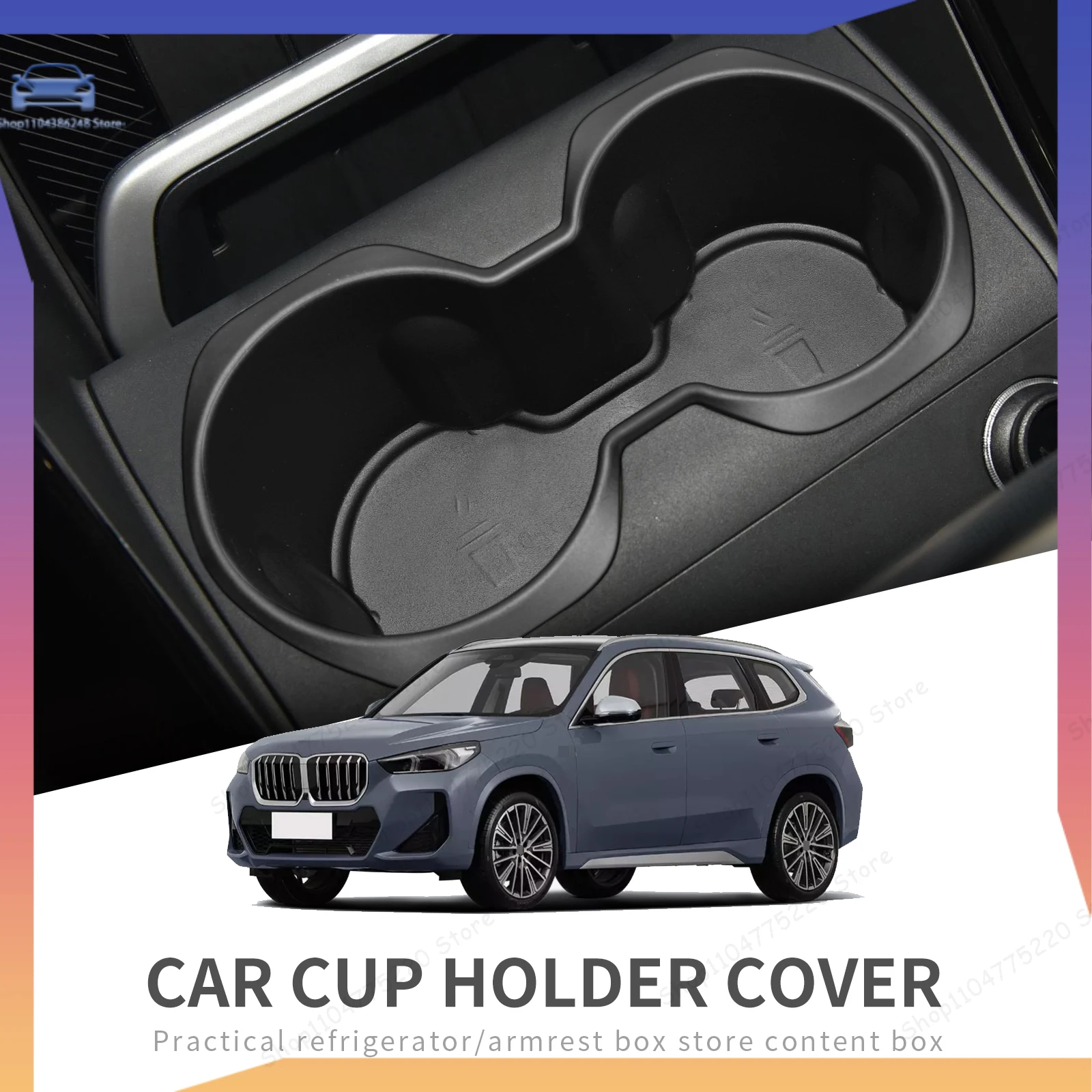 For 2022 2023 BMW X1 IX1 Cup Holder Storage Box Shock-Absorbing Central Armrest Cup Tray TPE Tidying
For 2022 2023 BMW X1 IX1 Cup Holder Storage Box Shock-Absorbing Central Armrest Cup Tray TPE Tidying