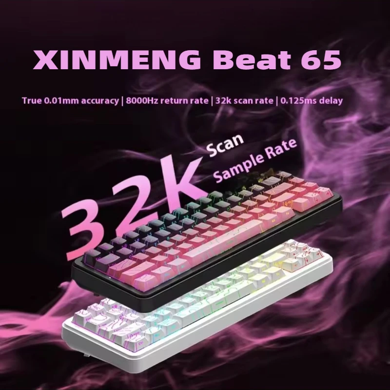 Xinmeng Beat65 Клавиатура с магнитным переключателем Проводная игровая клавиатура 0,01RT 0,125 MS Ultra E-Sport Custom RGB 8K FPS Valorant Ноутбук
Xinmeng Beat65 Клавиатура с магнитным переключателем Проводная игровая клавиатура 0,01RT 0,125 MS Ultra E-Sport Custom RGB 8K FPS Valorant Ноутбук