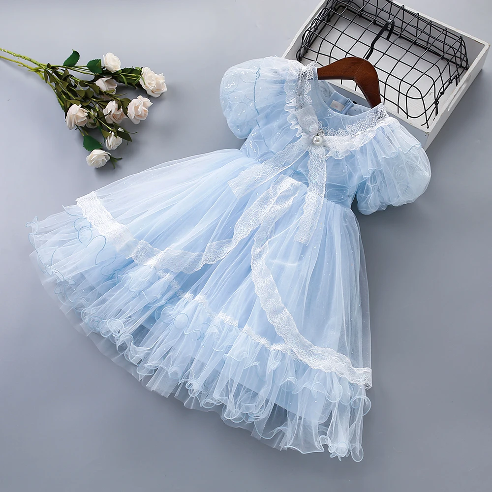2-10 Years High Quality Summer New Solid Bow Lace Tiered Draped Ruched Kid Children Clothing Girl Party Birthday Princess Dress
2-10 Years High Quality Summer New Solid Bow Lace Tiered Draped Ruched Kid Children Clothing Girl Party Birthday Princess Dress