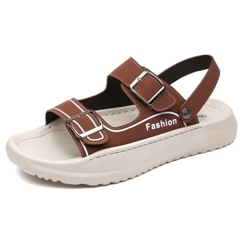 Men's Big Size 39-48 Platform Sandals Two-Way Wear Buckle Slides Anti-slip Soft Sole Summer Casual Outdoor Sandals Shoes for Man
Men's Big Size 39-48 Platform Sandals Two-Way Wear Buckle Slides Anti-slip Soft Sole Summer Casual Outdoor Sandals Shoes for Man
