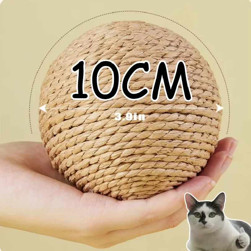 Interactive Sisal Cat Scratching Ball Toy For Kitten Teeth Cleaning Anti Bite 10CM Super Big Cat Ball Sounding Toy Pet Supplies
Interactive Sisal Cat Scratching Ball Toy For Kitten Teeth Cleaning Anti Bite 10CM Super Big Cat Ball Sounding Toy Pet Supplies