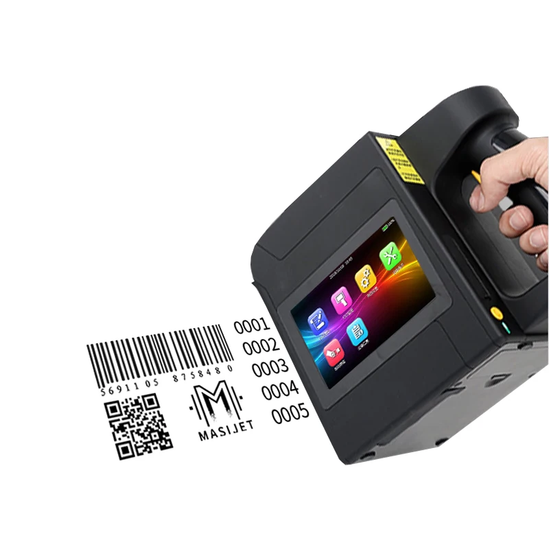 A brand new handheld inkjet printer, wide-format inkjet color label printer, suitable for leather and flexible labels.
A brand new handheld inkjet printer, wide-format inkjet color label printer, suitable for leather and flexible labels.