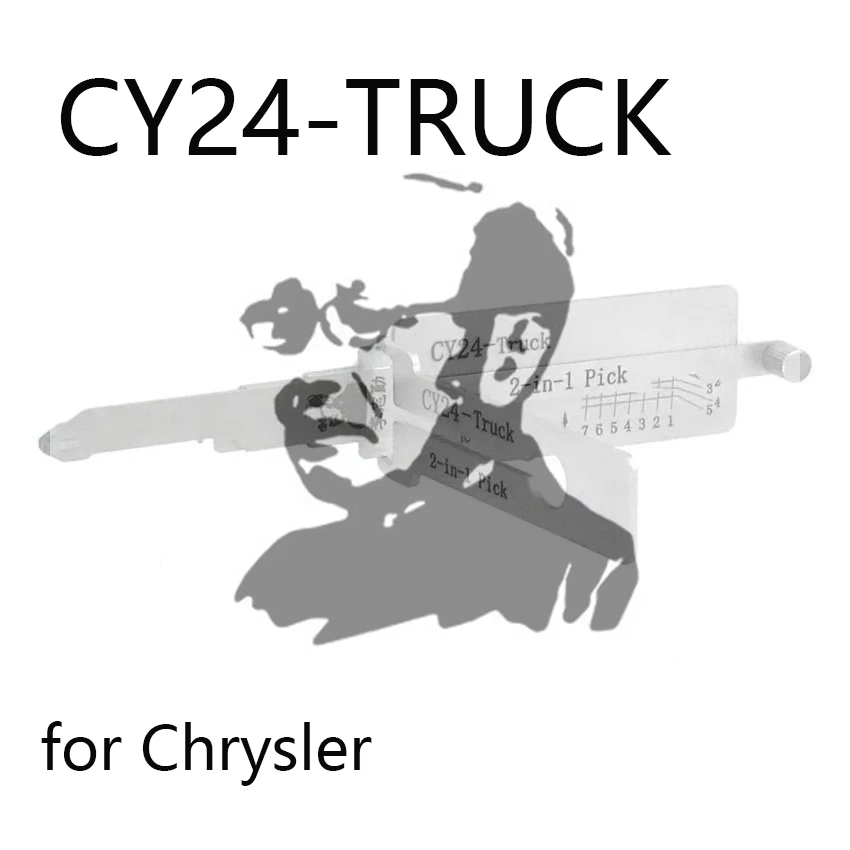 Lishi 2-In-1 Pick and Decoder 8-Cut Anti-Glare CY24 / Y157 / Y159 (Commercial Vehicles) for Chrysler locksmith tool
Lishi 2-In-1 Pick and Decoder 8-Cut Anti-Glare CY24 / Y157 / Y159 (Commercial Vehicles) for Chrysler locksmith tool