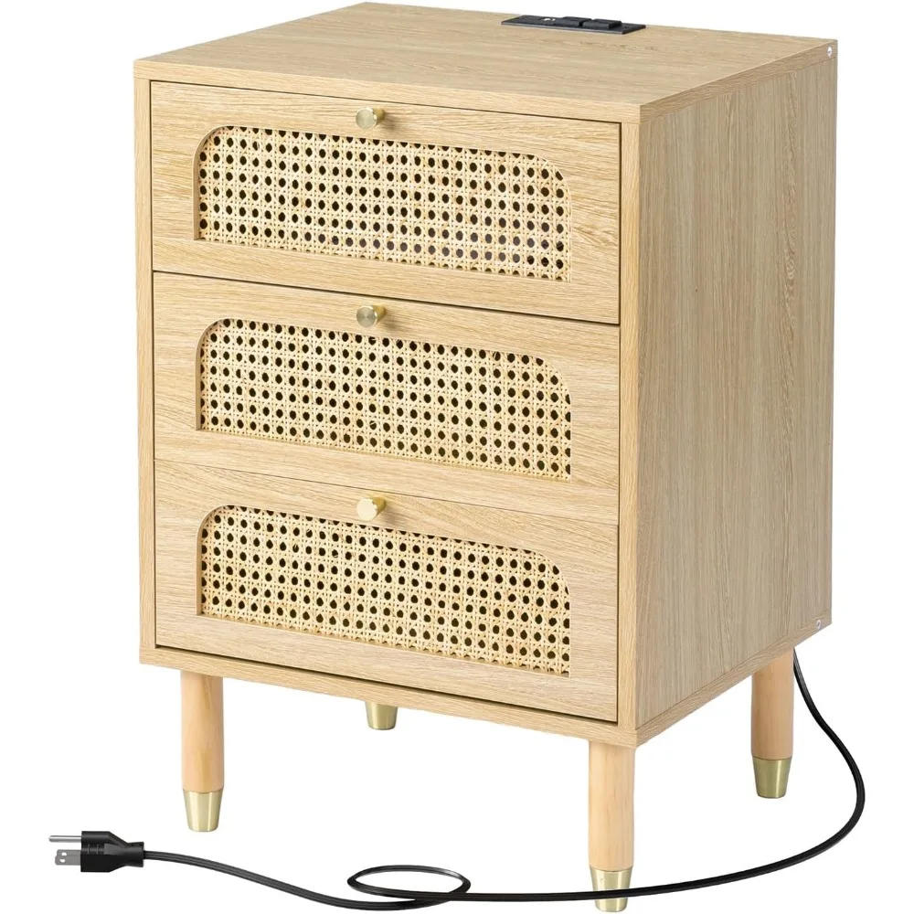 15.7"D x 18.9"W x 27"H Boho Bed Side Table/End Table Tall Night Stand Bedroom
15.7"D x 18.9"W x 27"H Boho Bed Side Table/End Table Tall Night Stand Bedroom