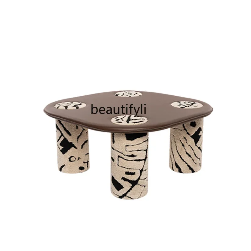 ls 27Nordic ins wind solid wood coffee table B & B small apartment graffiti wind plush coffee table living room, square table
ls 27Nordic ins wind solid wood coffee table B & B small apartment graffiti wind plush coffee table living room, square table