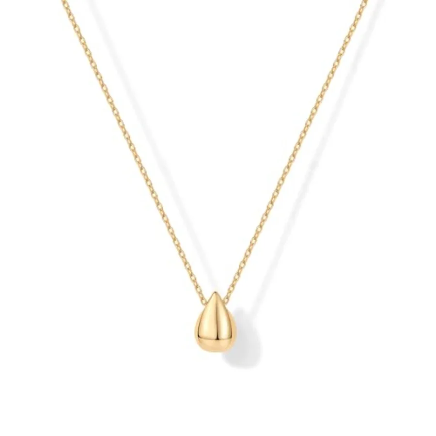 14K Gold Plated Dainty Pear Pendant Necklace for Women Tear Pendant Necklaces
14K Gold Plated Dainty Pear Pendant Necklace for Women Tear Pendant Necklaces
