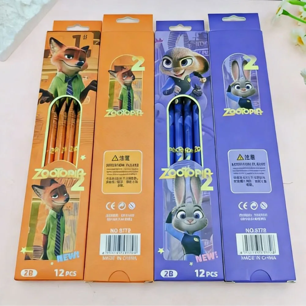 Zootopia 2 12-Pack 2B Pencils, Judy & Nick Cartoon Stationery, Back-to-School & Party Favor Gift
Zootopia 2 12-Pack 2B Pencils, Judy & Nick Cartoon Stationery, Back-to-School & Party Favor Gift