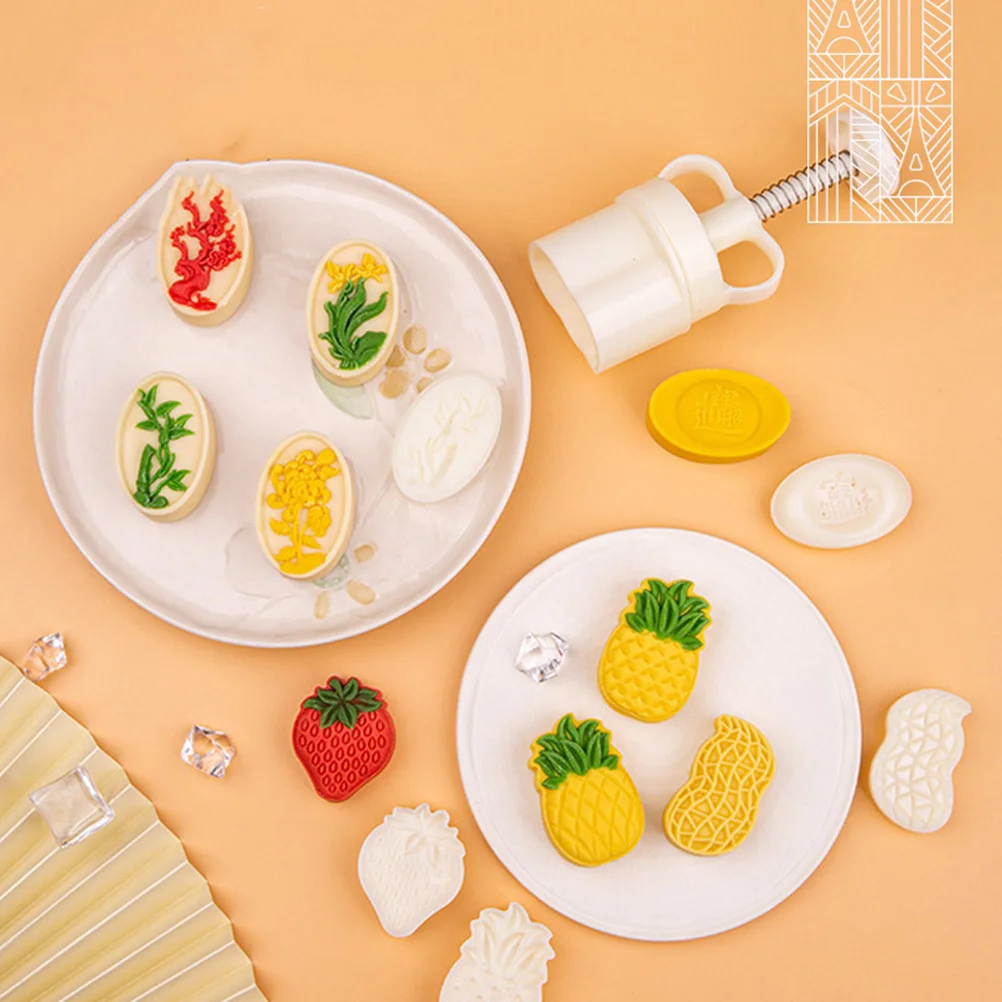 1pc Strawberry Shaped White Abs Lightweight Non-Toxic Easy Press Adjustable Thickness Diy Cake Biscuit Tool Baking
1pc Strawberry Shaped White Abs Lightweight Non-Toxic Easy Press Adjustable Thickness Diy Cake Biscuit Tool Baking