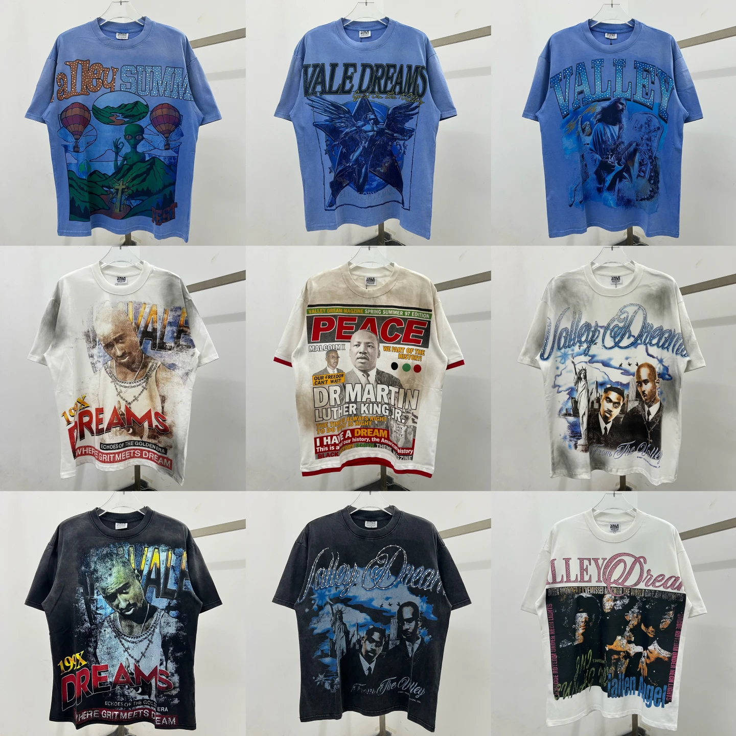 ValeForever American Street Style Short Sleeve T-Shirt Unisex Loose Couple Rock Slogan Half Sleeve Cotton Summer Fashion
ValeForever American Street Style Short Sleeve T-Shirt Unisex Loose Couple Rock Slogan Half Sleeve Cotton Summer Fashion