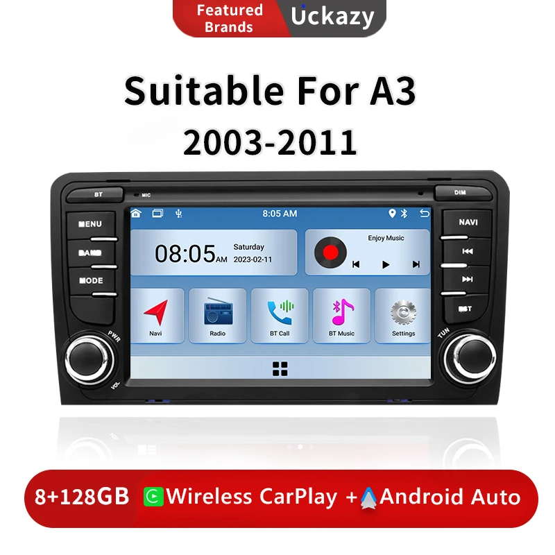 Автомобильный радиоплеер Android 13 для Audi A3 8 11 P S3 2003-2012 RS3 Sportback Стерео Мультимедийный GPS-навигатор Беспроводной Carplay
Автомобильный радиоплеер Android 13 для Audi A3 8 11 P S3 2003-2012 RS3 Sportback Стерео Мультимедийный GPS-навигатор Беспроводной Carplay