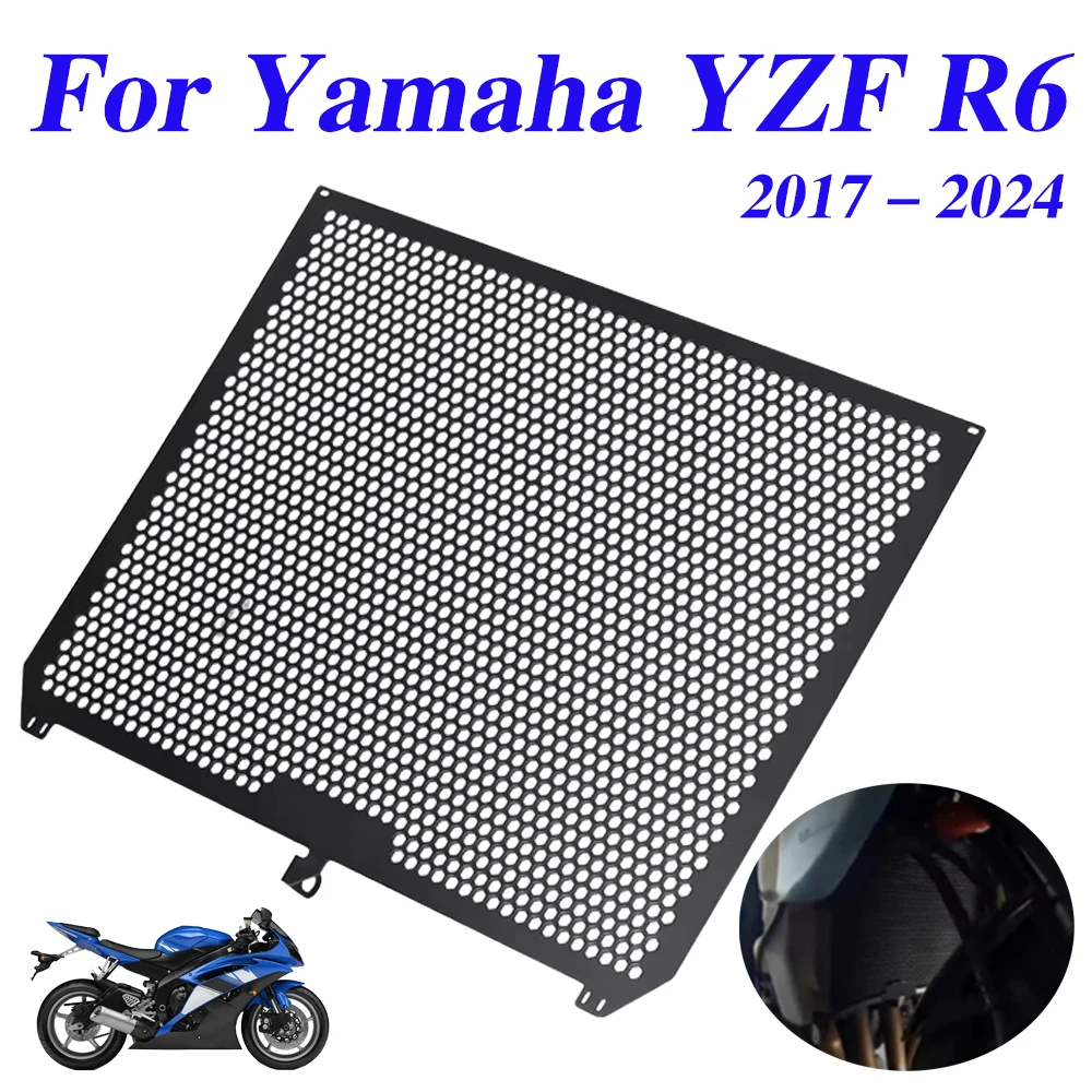 For Yamaha YZF R6 YZFR6 2017 - 2020 2021 2022 2023 2024 Motorcycle Accessories Radiator Grille Guard Protective Cover Protector
For Yamaha YZF R6 YZFR6 2017 - 2020 2021 2022 2023 2024 Motorcycle Accessories Radiator Grille Guard Protective Cover Protector
