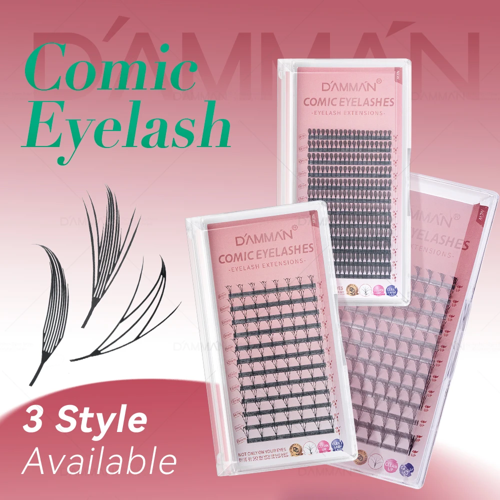 5Pcs Spire Comic False Eyelashes Puffy Eye Lashes Mix 9-5mm Individual Manga Lashes Extension For Salon Use Makeup Supplies
5Pcs Spire Comic False Eyelashes Puffy Eye Lashes Mix 9-5mm Individual Manga Lashes Extension For Salon Use Makeup Supplies