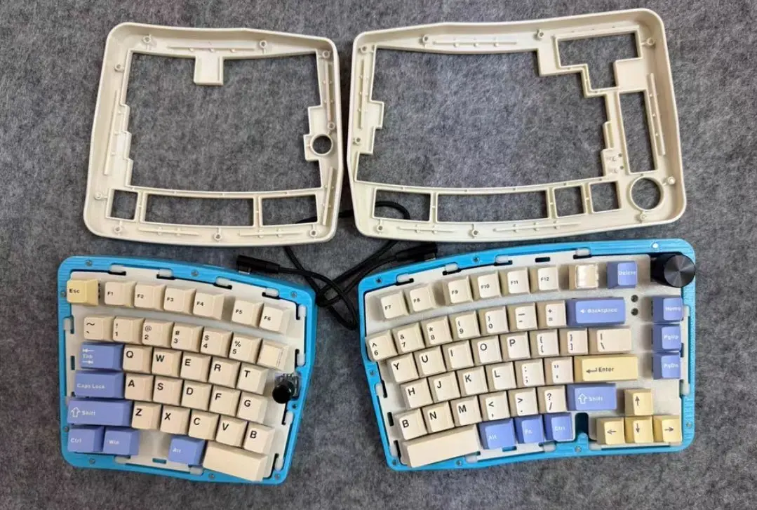 Комплект клавиатуры Alice80, проводная разделенная прокладка для клавиатуры, 3D эргономика, пользовательские цвета, игровая клавиатура Vail/QMK с возможностью горячей замены LEOBOG Swith
Комплект клавиатуры Alice80, проводная разделенная прокладка для клавиатуры, 3D эргономика, пользовательские цвета, игровая клавиатура Vail/QMK с возможностью горячей замены LEOBOG Swith