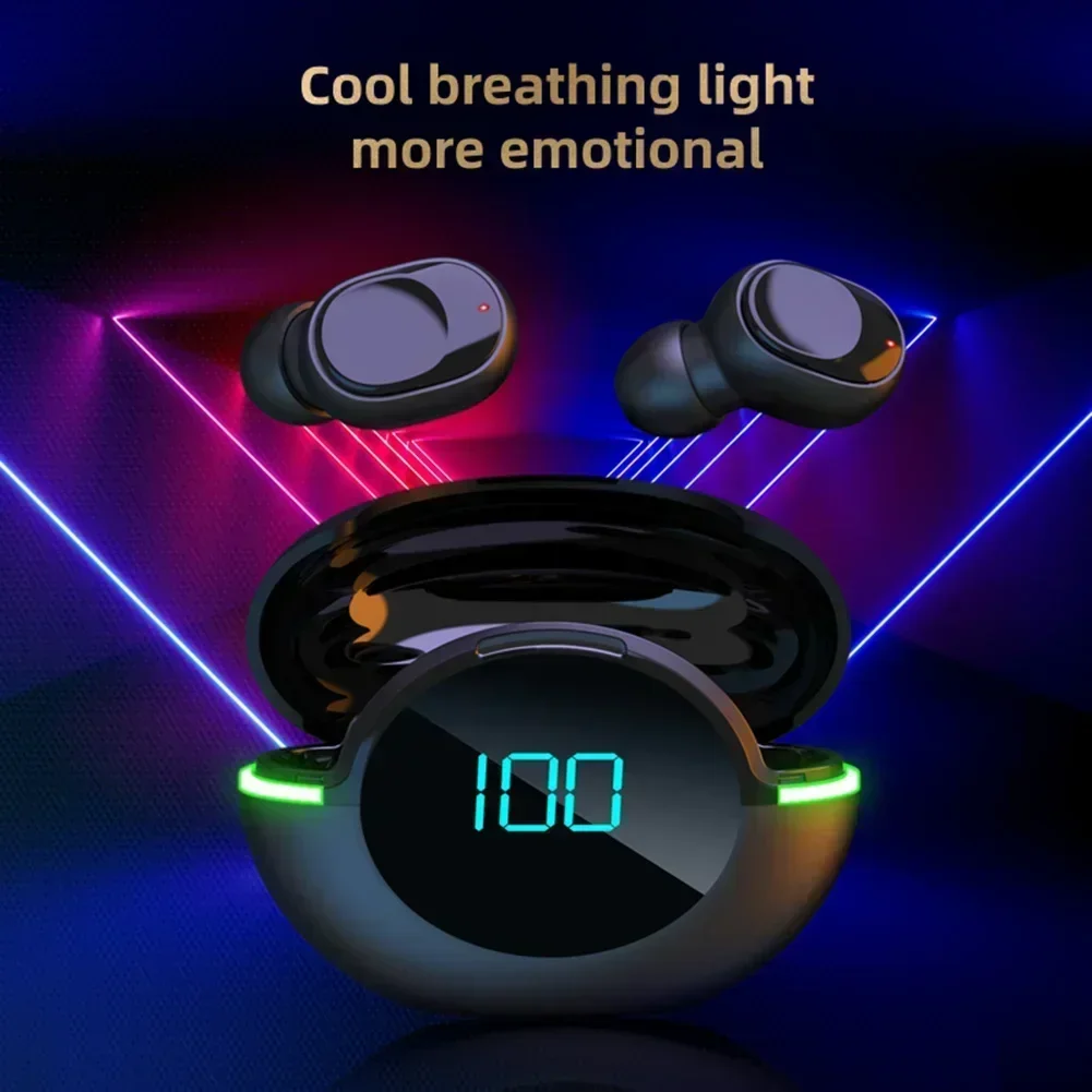 TWS Stereo HD Earphones Wireless Headse Waterproof Headphones with Mic 200mAh Y80 Bluetooth-Compatible Noise Cancelling
TWS Stereo HD Earphones Wireless Headse Waterproof Headphones with Mic 200mAh Y80 Bluetooth-Compatible Noise Cancelling