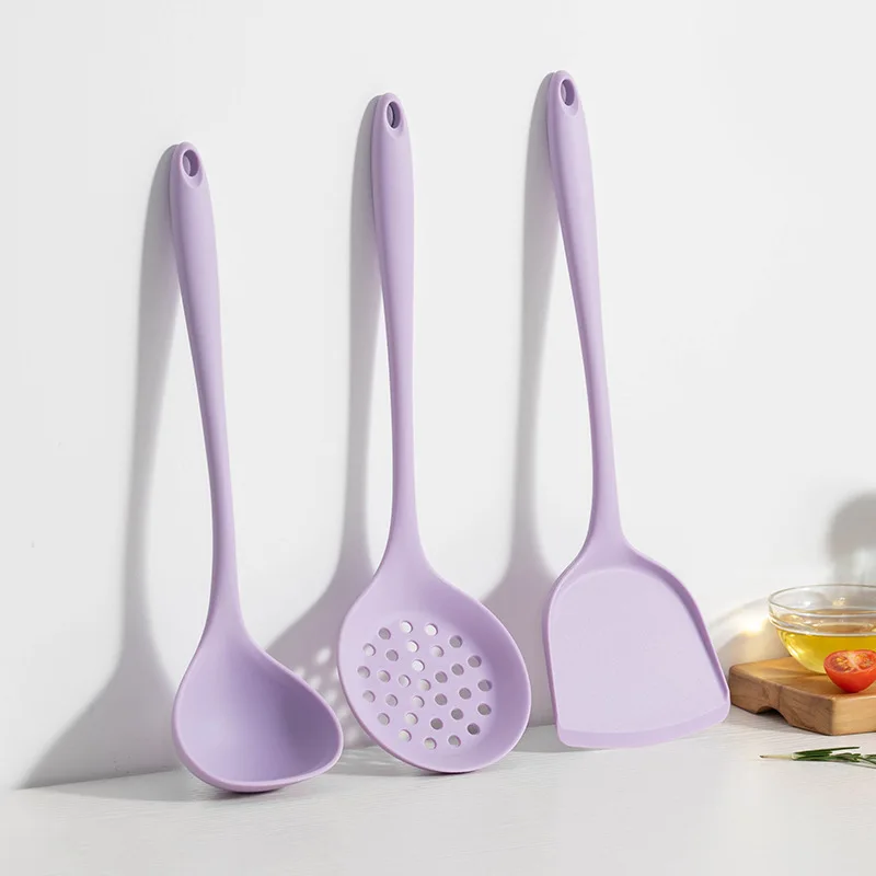 Silicone shovel spoon colander non-stick pan household cooking shovel cooking utensils set
Silicone shovel spoon colander non-stick pan household cooking shovel cooking utensils set