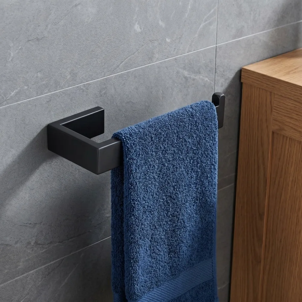 Black Towel Rack Wall Mounted Stainless Steel Toilet Paper Holder Durable Anti Corrosion Towel Bar Bathroom Kitchen Toilet
Black Towel Rack Wall Mounted Stainless Steel Toilet Paper Holder Durable Anti Corrosion Towel Bar Bathroom Kitchen Toilet