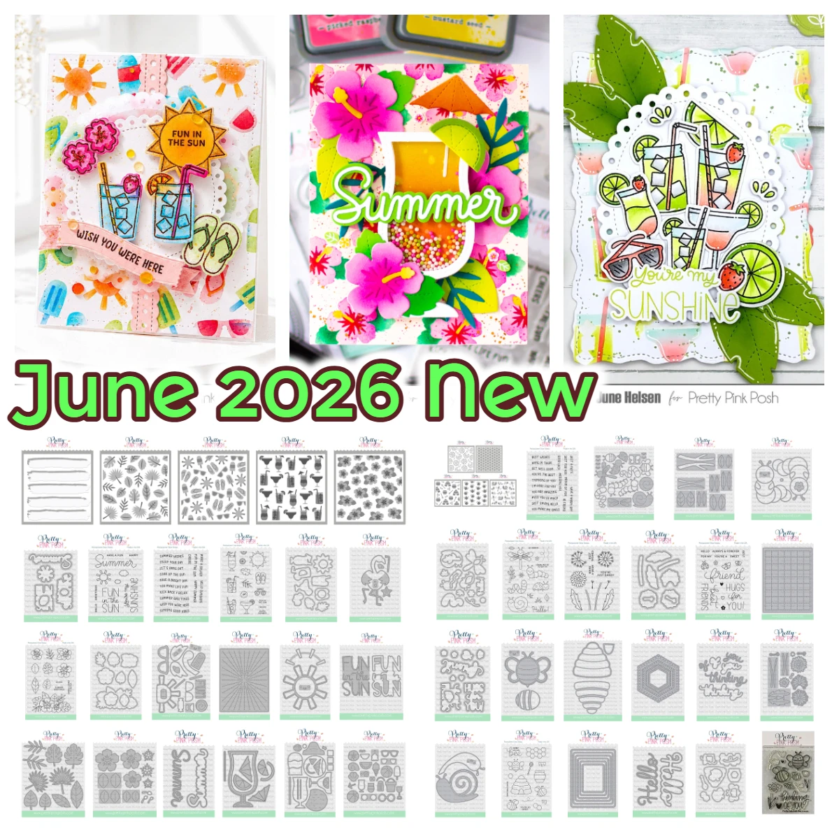 Pretty Pink Posh Summer Bucket Additions Dies Metal Cutting Dies Stamps Stencils for DIY Scrapbook Handmade Album June 2026 New
Pretty Pink Posh Summer Bucket Additions Dies Metal Cutting Dies Stamps Stencils for DIY Scrapbook Handmade Album June 2026 New
