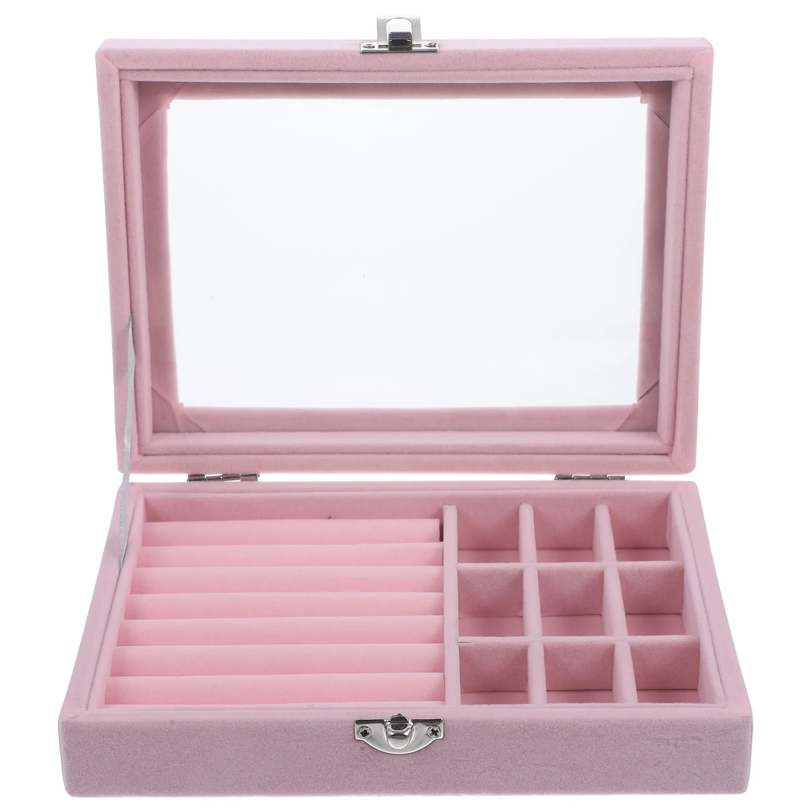 Flannel Jewelry Box High Capacity Necklace Rings Storage ganizer Waterproof Dustproof Travel Case Bedroom Accessories
Flannel Jewelry Box High Capacity Necklace Rings Storage ganizer Waterproof Dustproof Travel Case Bedroom Accessories