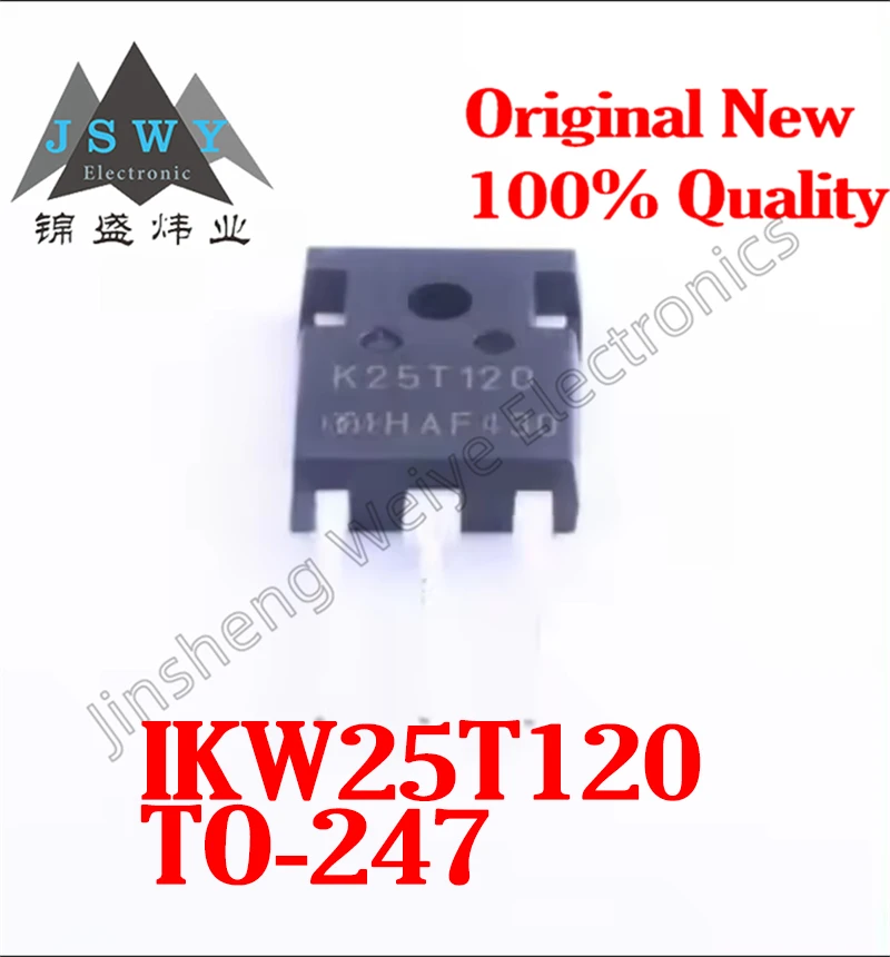 (5-20 pcs) IKW25T120 K25T120 TO-247/IGBT Chip/1200V50A/New Original Stock/Quick Shipping
(5-20 pcs) IKW25T120 K25T120 TO-247/IGBT Chip/1200V50A/New Original Stock/Quick Shipping