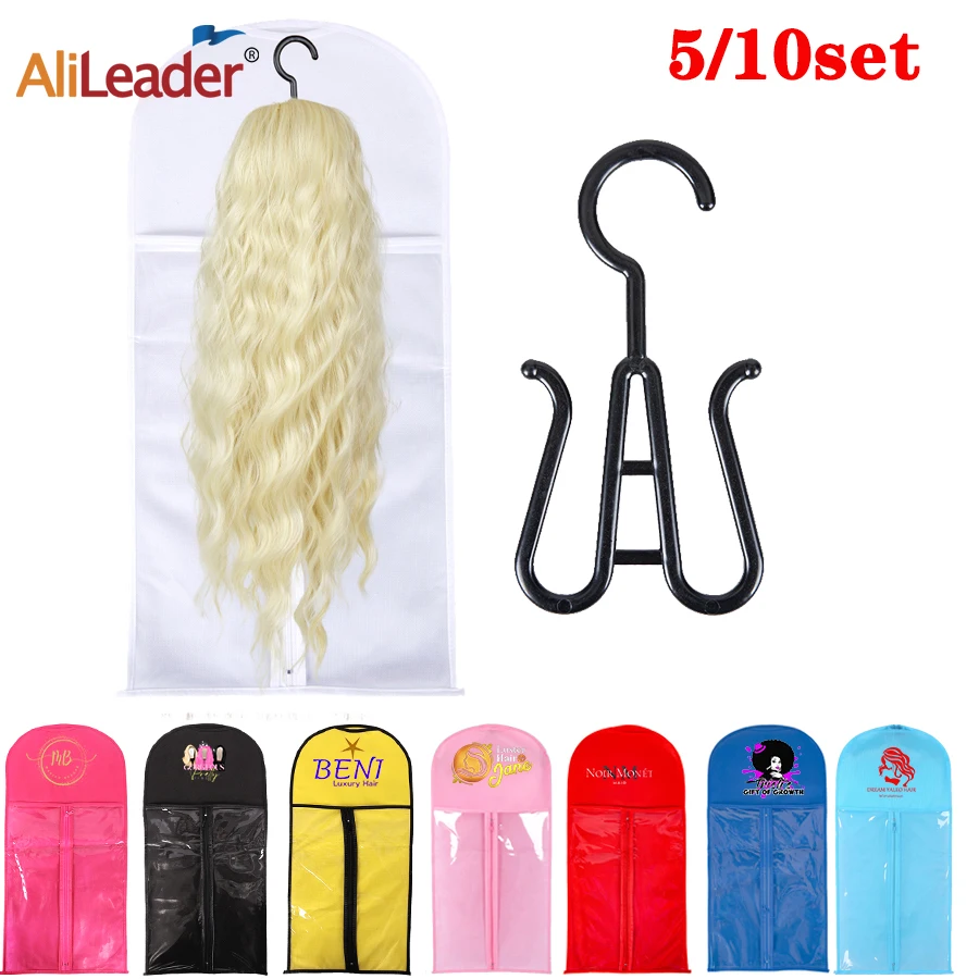 Cheap Wig Storage Bags With Hanger 5/10Sets Hair Extension Packaging Bags Non-Woven Wig Storage Bag For Multiple Wigs Bundles
Cheap Wig Storage Bags With Hanger 5/10Sets Hair Extension Packaging Bags Non-Woven Wig Storage Bag For Multiple Wigs Bundles