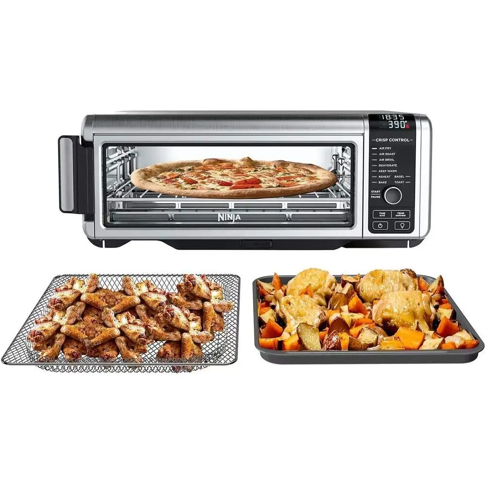 9-in-1 Multifunction Digital Oven: Air Fry, Roast, Bake, Toast, Dehydrate, Keep Warm, Reheat - Stainless Steel
9-in-1 Multifunction Digital Oven: Air Fry, Roast, Bake, Toast, Dehydrate, Keep Warm, Reheat - Stainless Steel