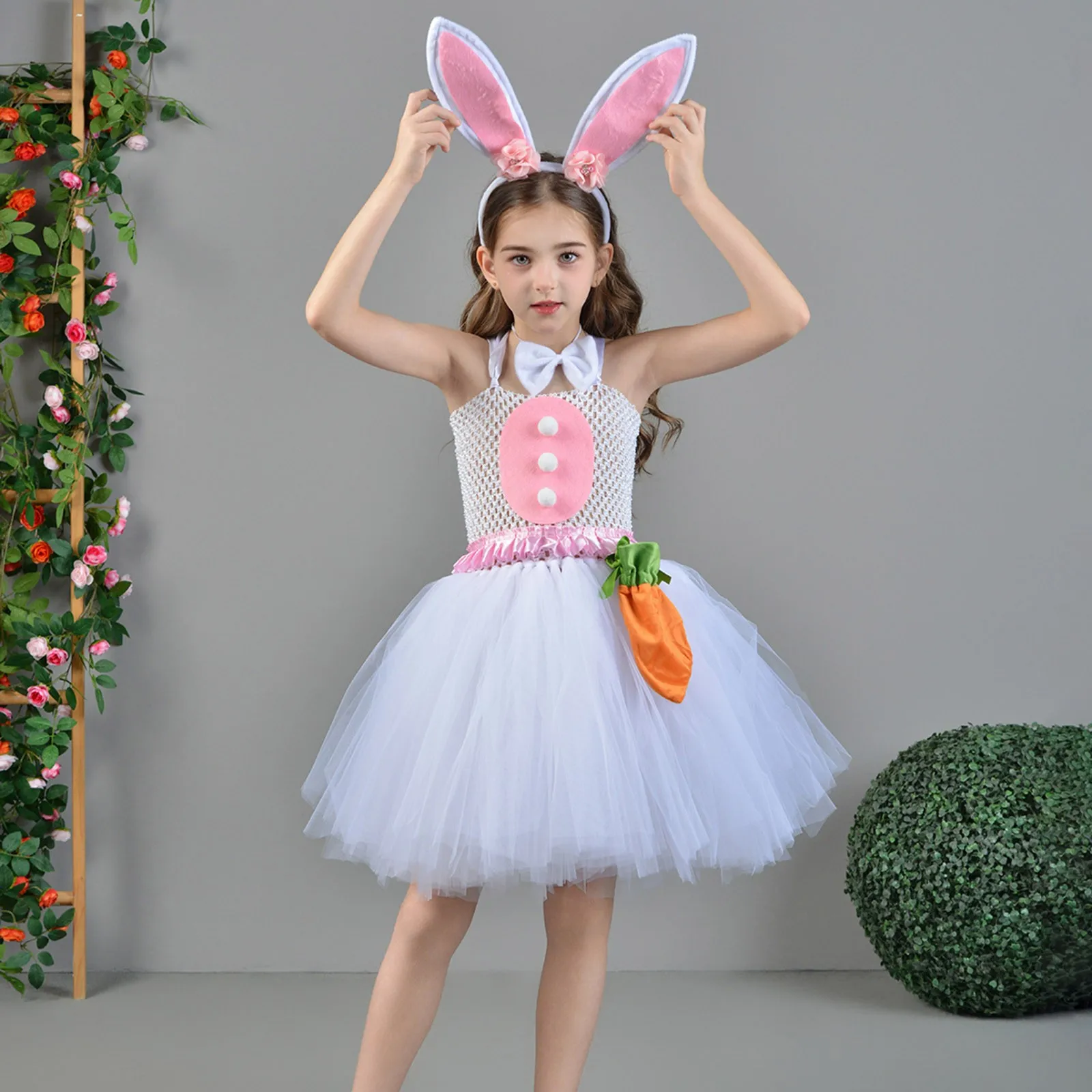 Birthday Dress Halloween Bunny Cartoon Tutu Dress Girl Fashion Cute Bunny Ears Masquerade Party Stage Performance Costume 2025
Birthday Dress Halloween Bunny Cartoon Tutu Dress Girl Fashion Cute Bunny Ears Masquerade Party Stage Performance Costume 2025