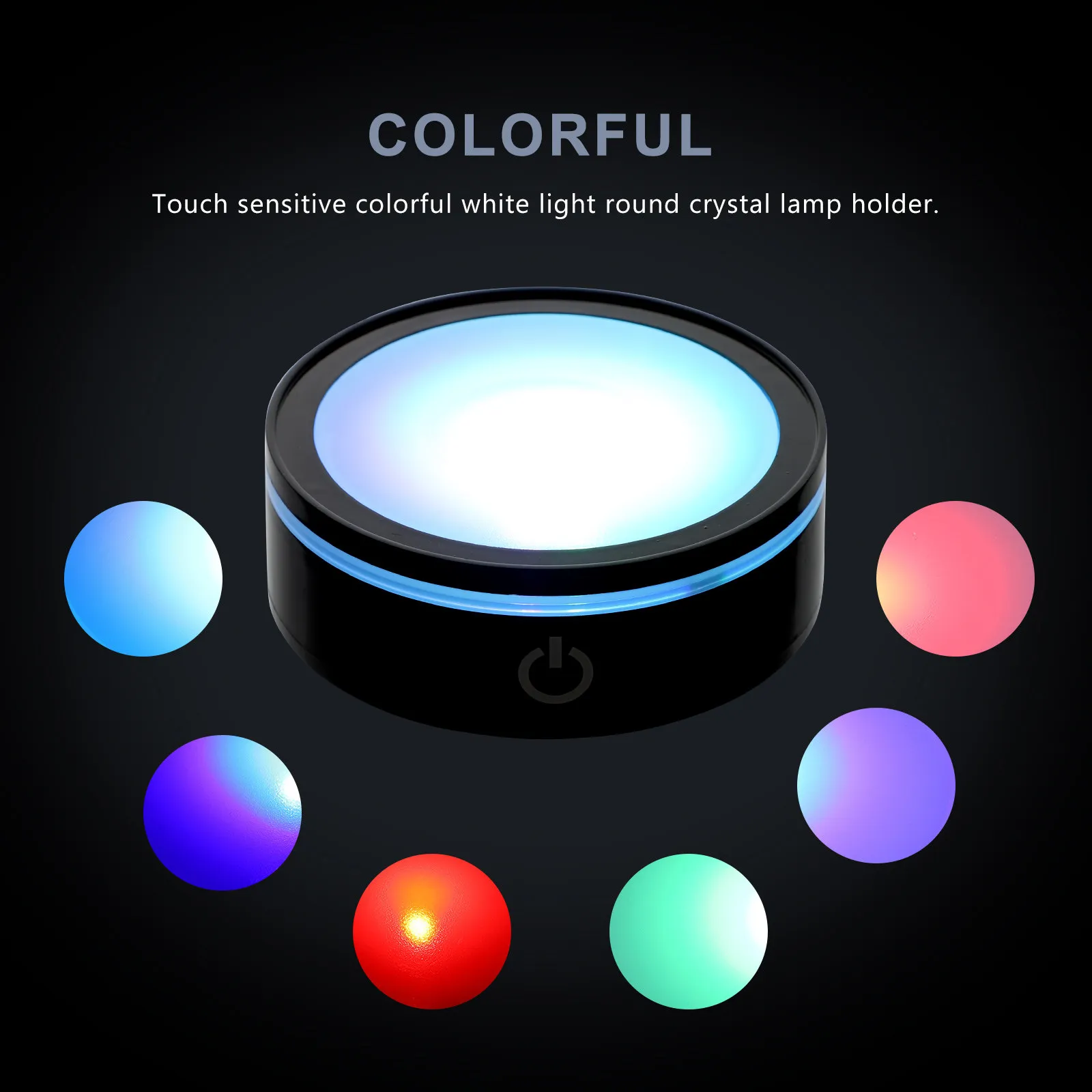 Сенсорная хрустальная подставка для лампы с RGB LED подсветкой, меняющей цвет, для стола, прикроватной тумбочки, современный декор
Сенсорная хрустальная подставка для лампы с RGB LED подсветкой, меняющей цвет, для стола, прикроватной тумбочки, современный декор
