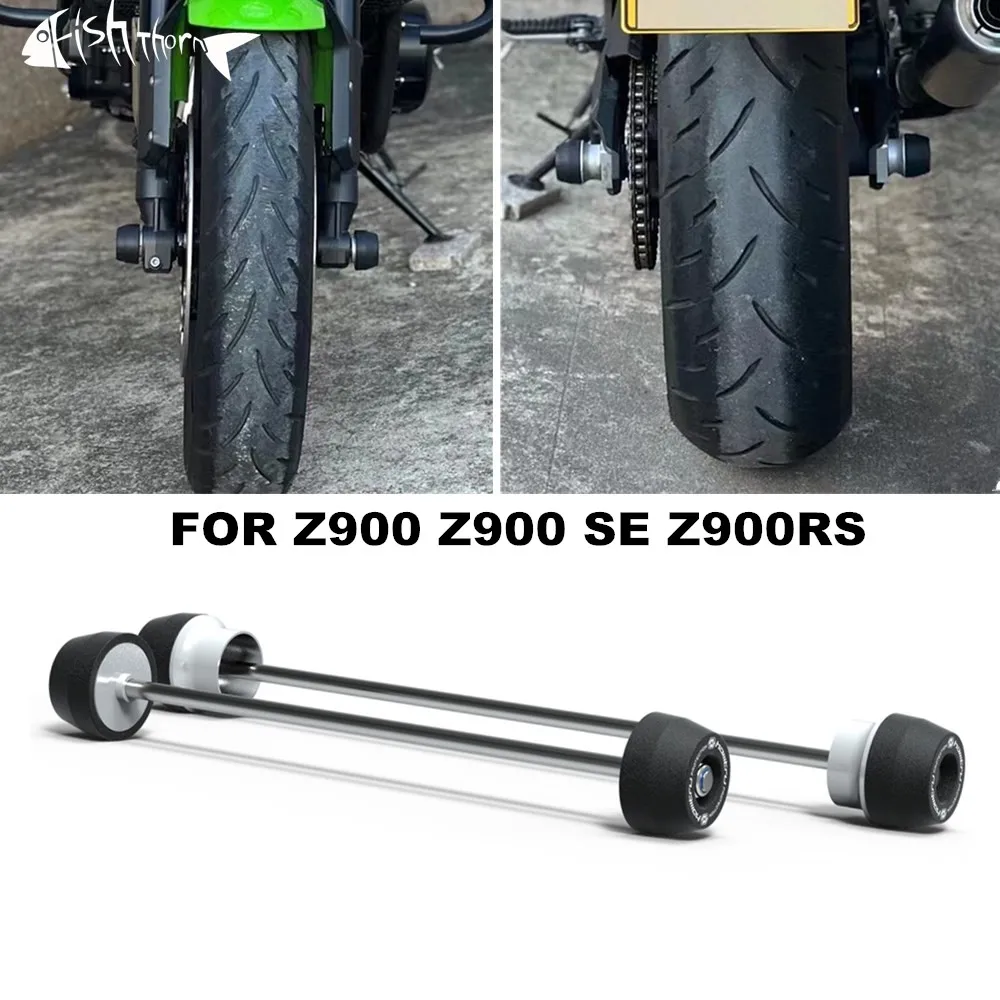For Kawasaki Z900 Z900SE Z900RS 2017-2025 Motorcycle Front & Rear Axle Fork Crash Sliders Wheel Protection
For Kawasaki Z900 Z900SE Z900RS 2017-2025 Motorcycle Front & Rear Axle Fork Crash Sliders Wheel Protection