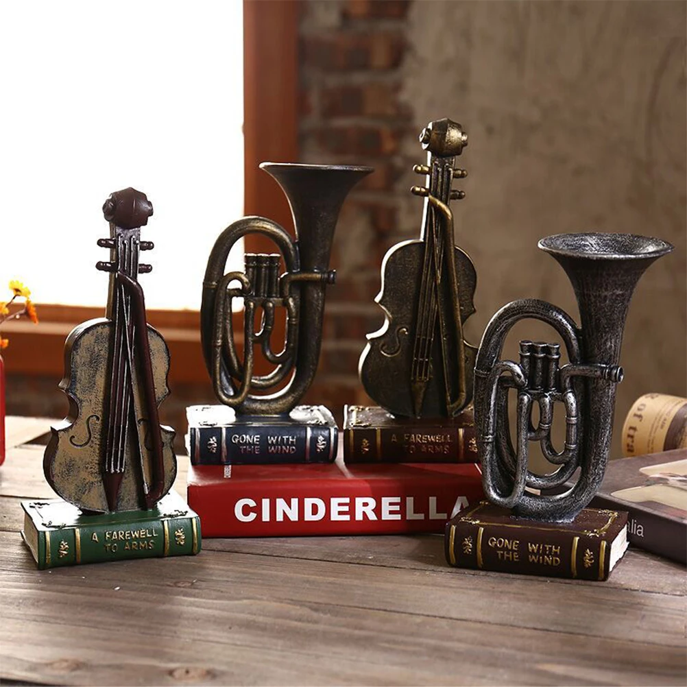 Retro Cabinet Decorations Musical Instrument Instruments Ornaments Model Airplane Vintage
Retro Cabinet Decorations Musical Instrument Instruments Ornaments Model Airplane Vintage