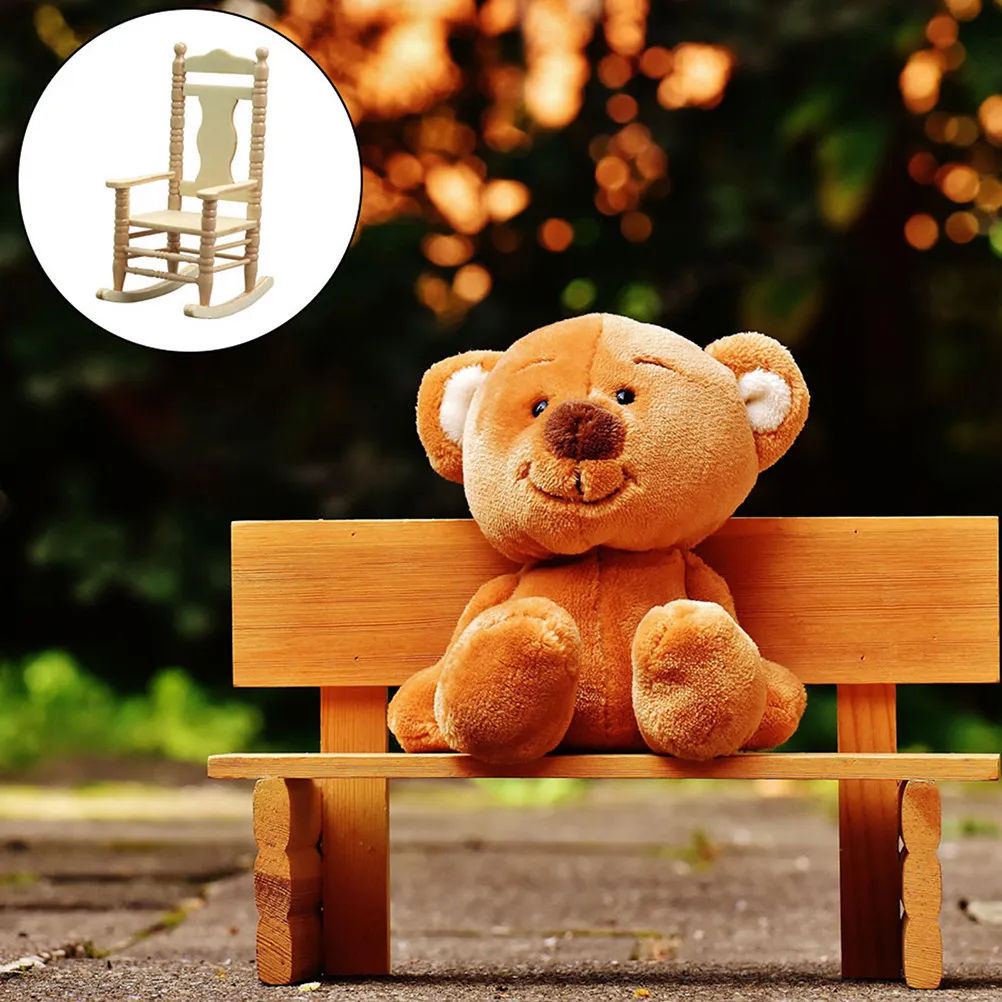 2Pcs Vintage Rocking-Chair Miniature Wooden Chair Perfect for 1 12 Scale Mini House Furniture Accessories Decoration
2Pcs Vintage Rocking-Chair Miniature Wooden Chair Perfect for 1 12 Scale Mini House Furniture Accessories Decoration