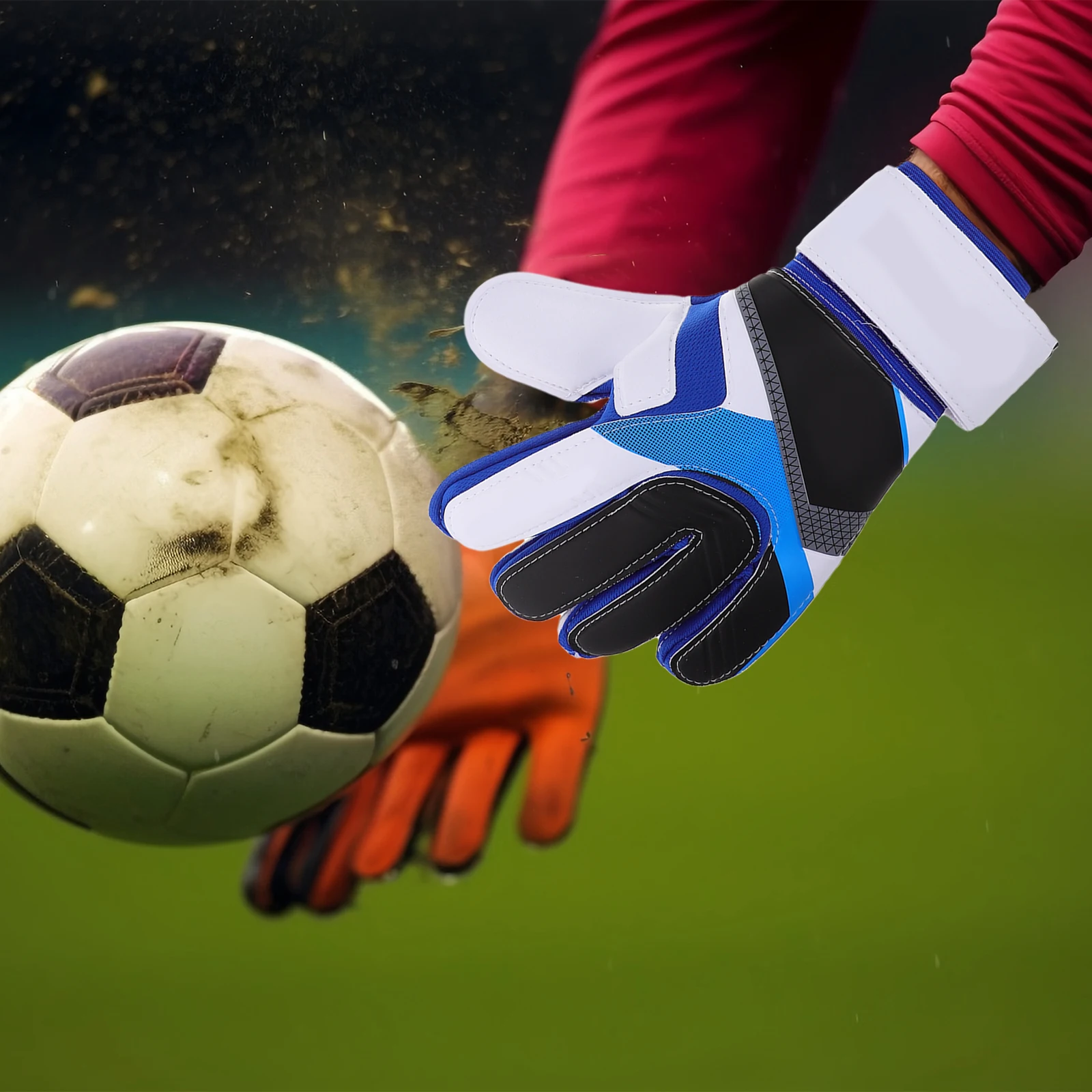 Kids Youth Football Goalkeeper Gloves Soccer Hand Protection Gear For Outdoor Sports All Weather Training Green No.9
Kids Youth Football Goalkeeper Gloves Soccer Hand Protection Gear For Outdoor Sports All Weather Training Green No.9