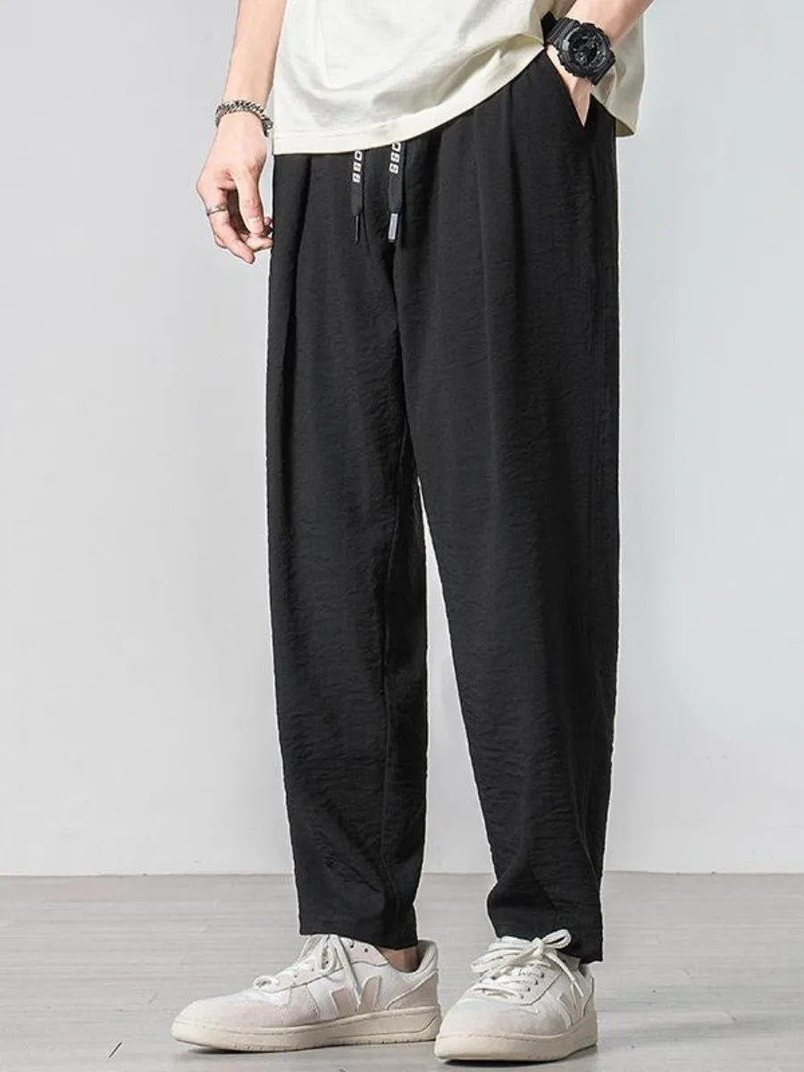 Cotton Linen Casual Pants Men Summer Thin Loose Nine Points Large Size Ice Silk Linen Pants Men Sports Long Pants Summer
Cotton Linen Casual Pants Men Summer Thin Loose Nine Points Large Size Ice Silk Linen Pants Men Sports Long Pants Summer