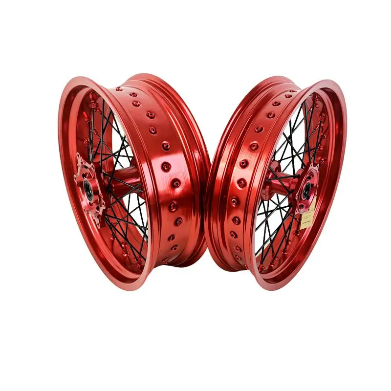 Supermoto Alloy Motorcycle Wheels For HONDA CRF 250 & 450 New 17 Wheels Sets
Supermoto Alloy Motorcycle Wheels For HONDA CRF 250 & 450 New 17 Wheels Sets