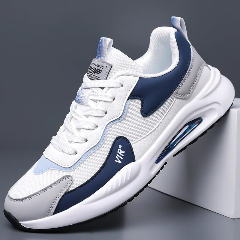 Men Sports Shoes New Lightweight Soft Elastic Fashion Lace Up Daily Training Running Shoes Comfortable Casual Sneakers for Man 
Men Sports Shoes New Lightweight Soft Elastic Fashion Lace Up Daily Training Running Shoes Comfortable Casual Sneakers for Man